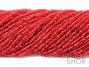 Silver Lined Red Square Hole 11-0 Seed Bead Hank